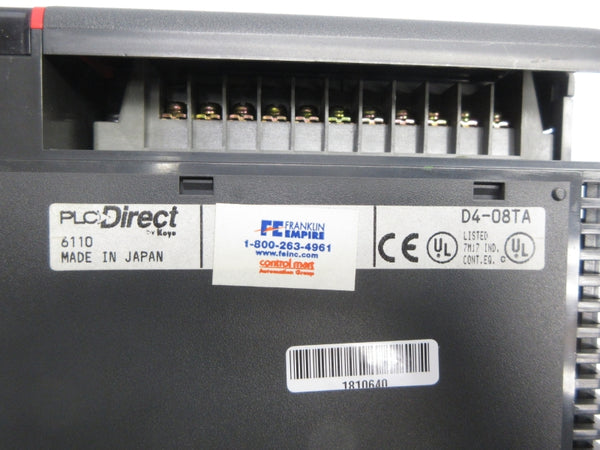 PLC DIRECT D4-08TA 110-220VAC NSNP