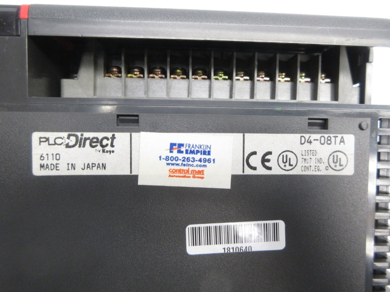 PLC DIRECT D4-08TA 110-220VAC NSNP