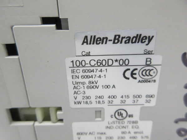 ALLEN BRADLEY 100S-C60DJ14C SER. B 24VDC NSNP