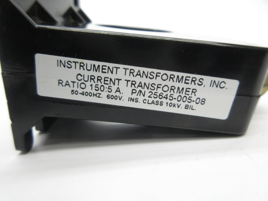 INSTRUMENT TRANSFORMERS 25645-005-08 600V 150:5A NSNP