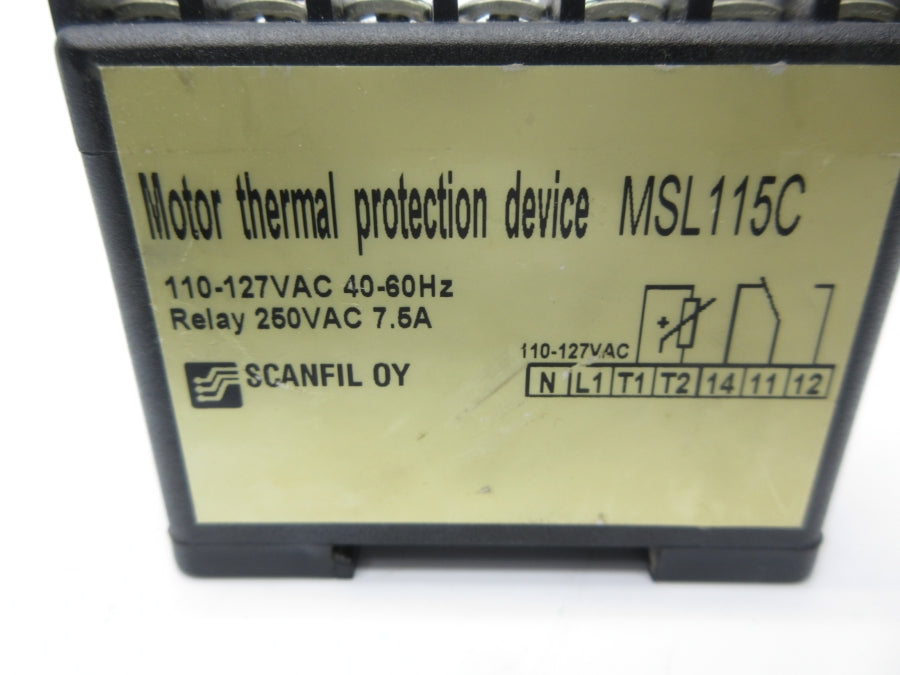 SCANFIL MSL115C 110-127VAC NSNP