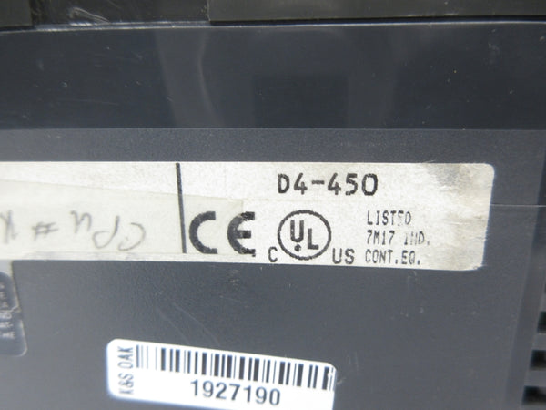 AUTOMATION DIRECT D4-450 110/220VAC NSNP