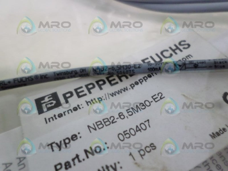 PEPPERL+FUCHS NBB2-6,5M30-E2 050407 PROXIMITY SENSOR NSMP