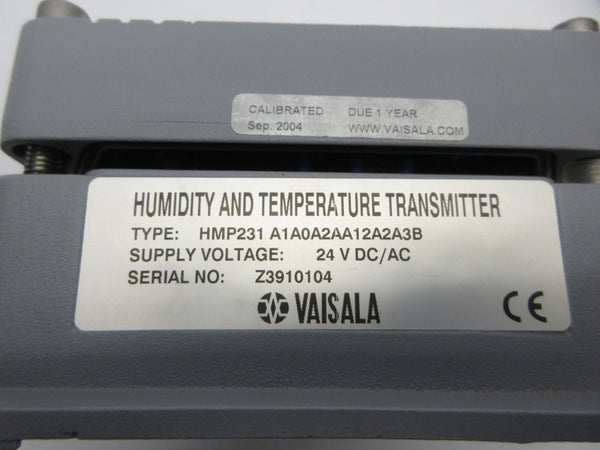 VAISALA HMP231A1A0A2AA12A2A3B 24VDC/AC NSNP