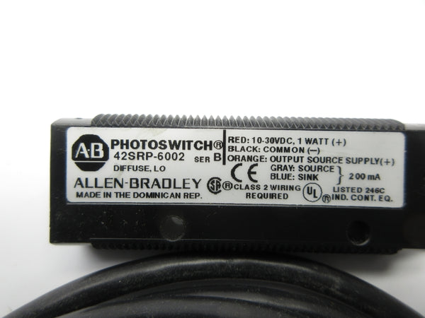 ALLEN BRADLEY 42SRP-6002 SER. B 10-30VDC NSNP