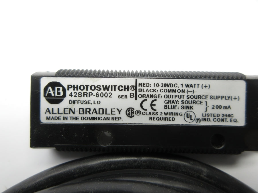 ALLEN BRADLEY 42SRP-6002 SER. B 10-30VDC NSNP