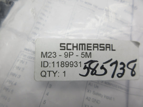 SCHMERSAL M23-9P-5M NSMP
