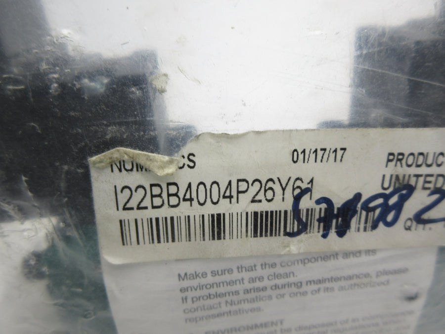 NUMATICS I22BB4004P26Y61 24VDC NSMP