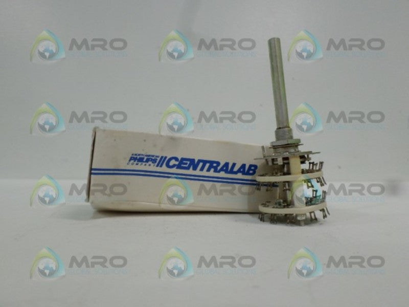 CENTRALAB PA-2021 NON-SHORTING STEATITE ROTARY SWITCH NSMP