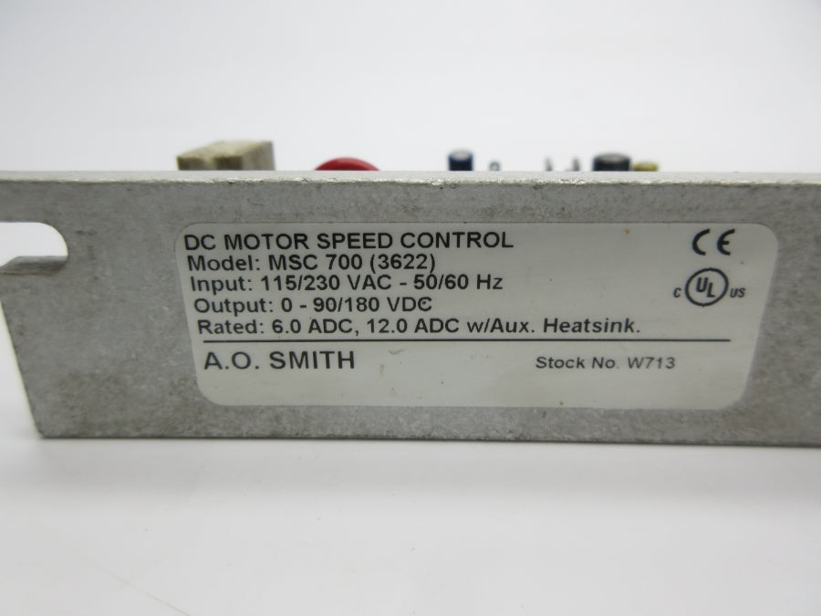A.O. SMITH MSC700 (3622) 115/230VAC UNMP