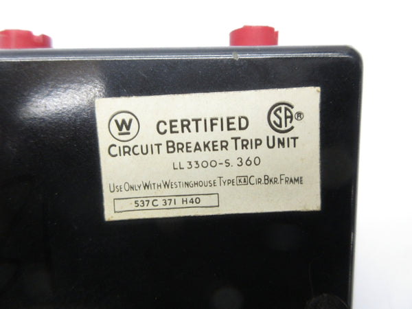 WESTINGHOUSE 2602D83G24 LL3300-S.360 UNMP
