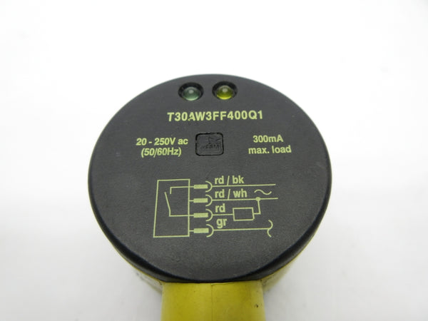 BANNER ENGINEERING T30AW3FF400Q1 20-250VAC UNMP