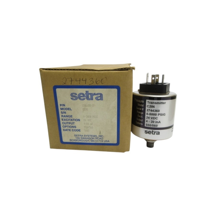 SETRA 206120-SP C206 24VDC 0-5000PSI NSMP