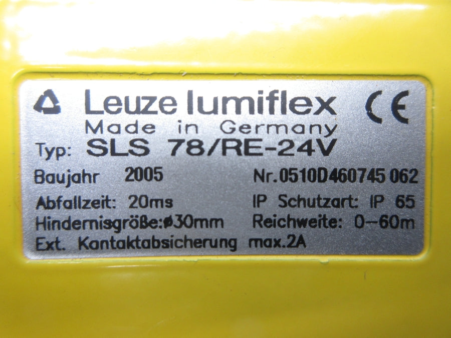 LEUZE SLS78/RE-24V NSMP