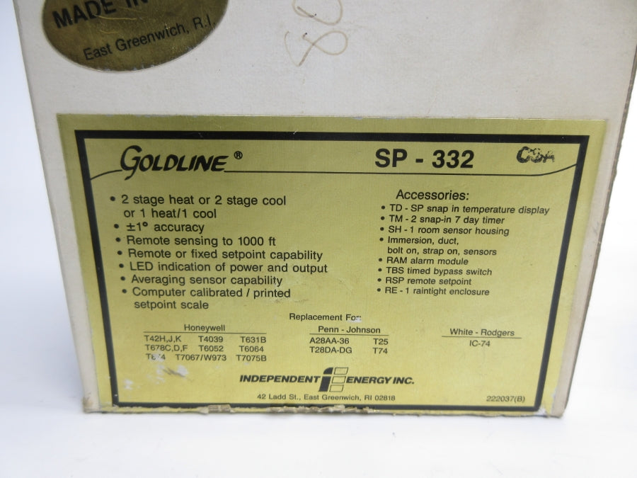 GOLDLINE SP-332 NSMP