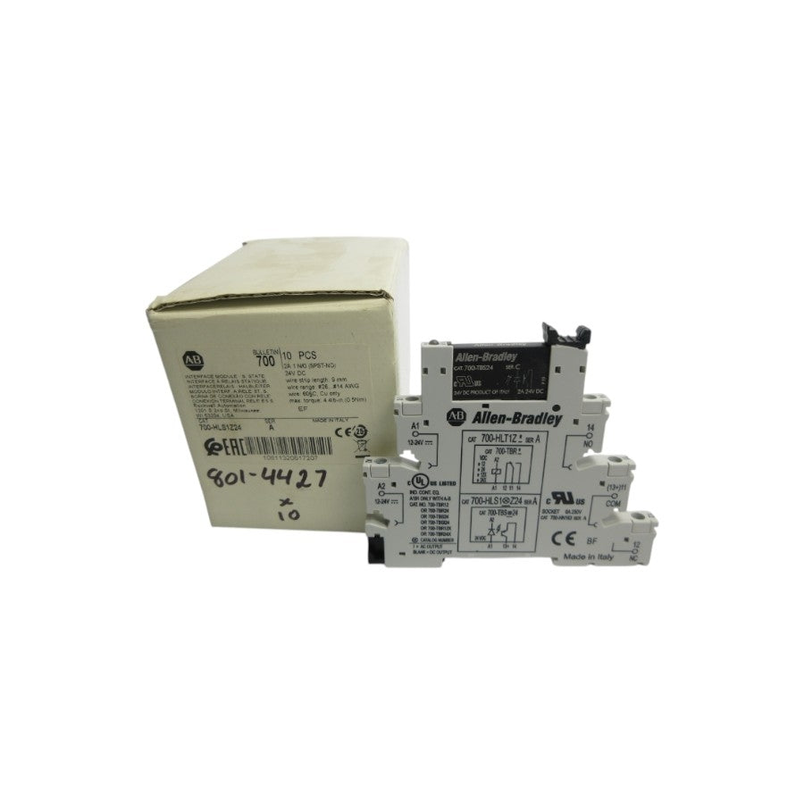 ALLEN BRADLEY 700-HLS1Z24 SER. A 24VDC 2A (PKG OF 10) (WH) NSMP