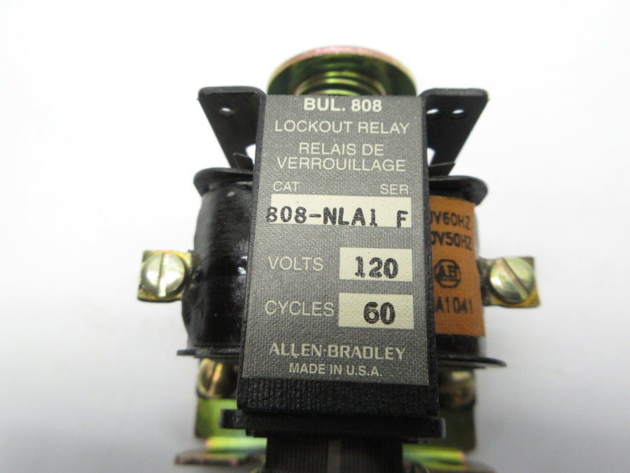 ALLEN BRADLEY 808-NLA1 SER. F 110/120V NSNP