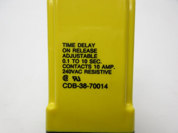 POTTER & BRUMFIELD CDB-38-70014 240VAC 10A 0.1-10S NSNP
