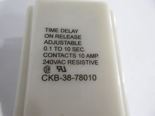 POTTER & BRUMFIELD CKB-38-78010 240VAC 10A 0.1-10S NSNP