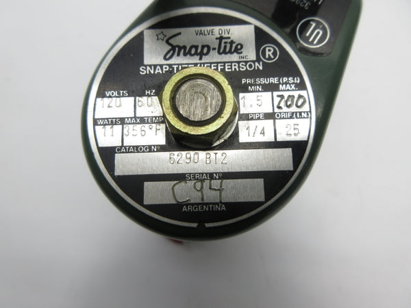 SNAP-TITE 6290BT2 120V 200PSI 1/4" NSNP