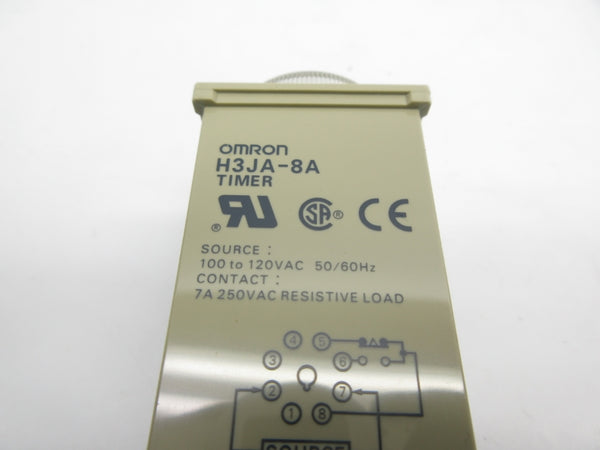 OMRON H3JA-8A 100-120VAC 0-10S NSNP