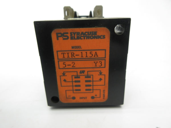 PS SYRACUSE ELECTRONICS TIR-115A5-2-Y3 110-120V NSNP