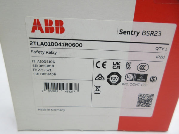 ABB 2TLA010041R0600 BSR23 24VDC NSMP