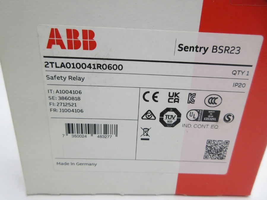 ABB 2TLA010041R0600 BSR23 24VDC NSMP