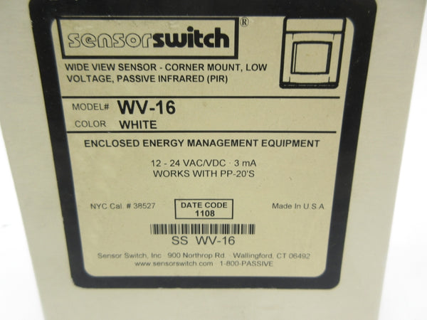 SENSOR SWITCH WV-16 12-24VAC NSMP