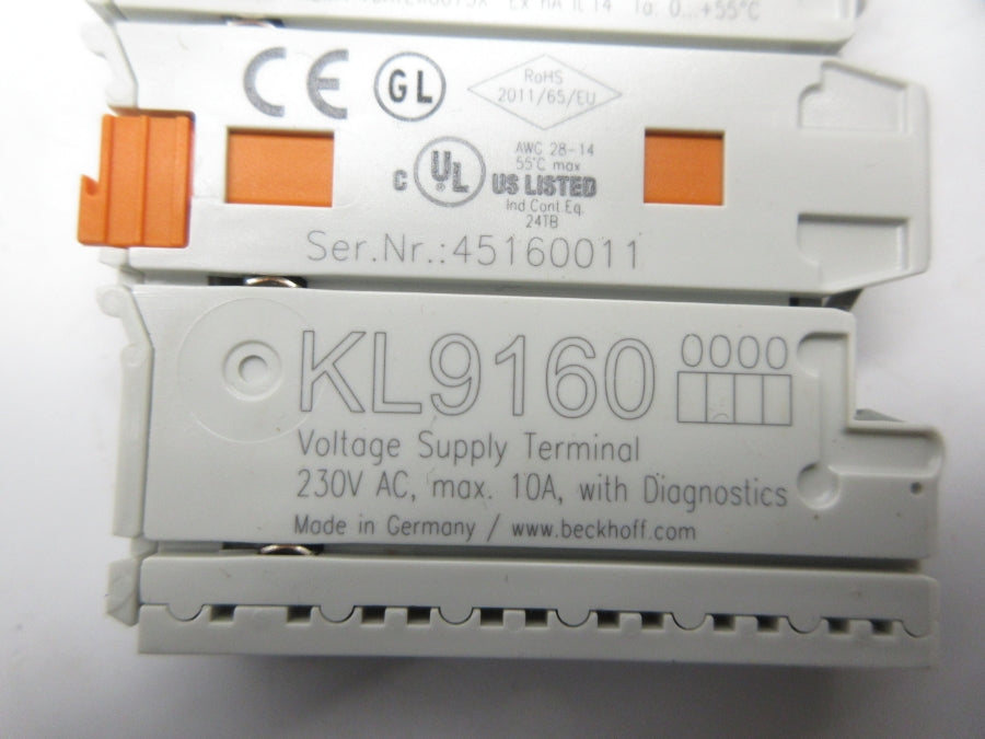 BECKHOFF KL9160 230VAC 10A NSMP