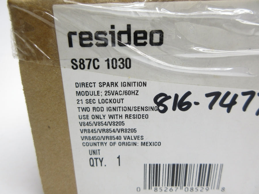 RESIDEO S87C1030 25VAC NSMP