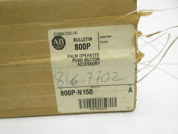 ALLEN BRADLEY 800P-N150 SER. A (BR/WH) NSMP