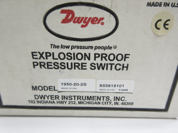 DWYER 1950-20-2B 480VAC 15A 10PSI NSMP