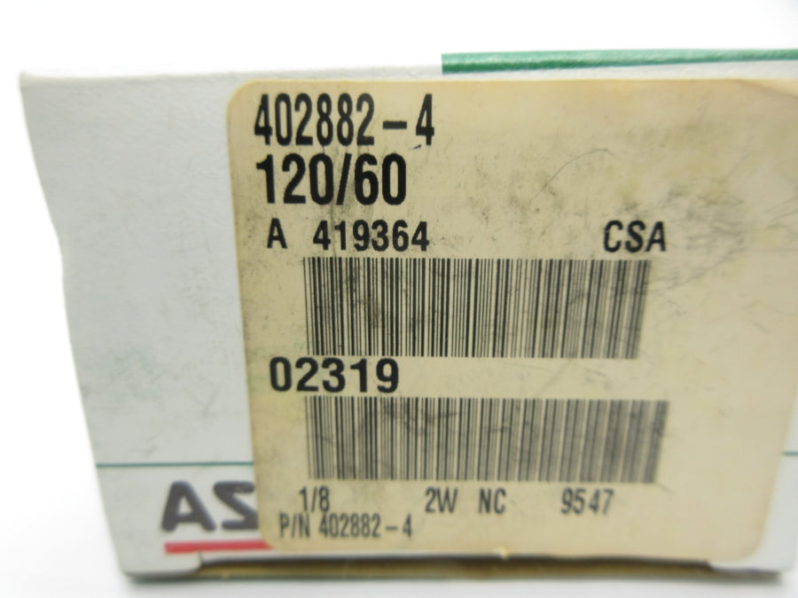 ASCO 402882-4 120V 70PSI 1/8" NSMP