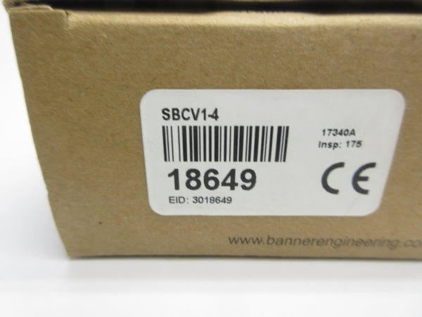 BANNER ENGINEERING SBCV1-4 18649 NSMP