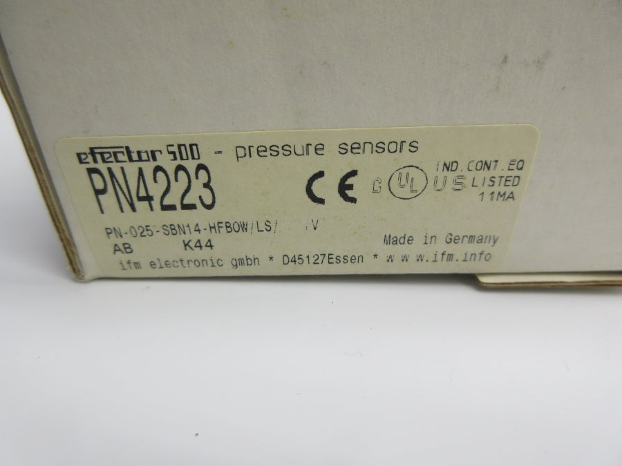 IFM EFECTOR PN4223 PN-025-SBN14-HFBOW/LS//V 90-240VAC NSMP