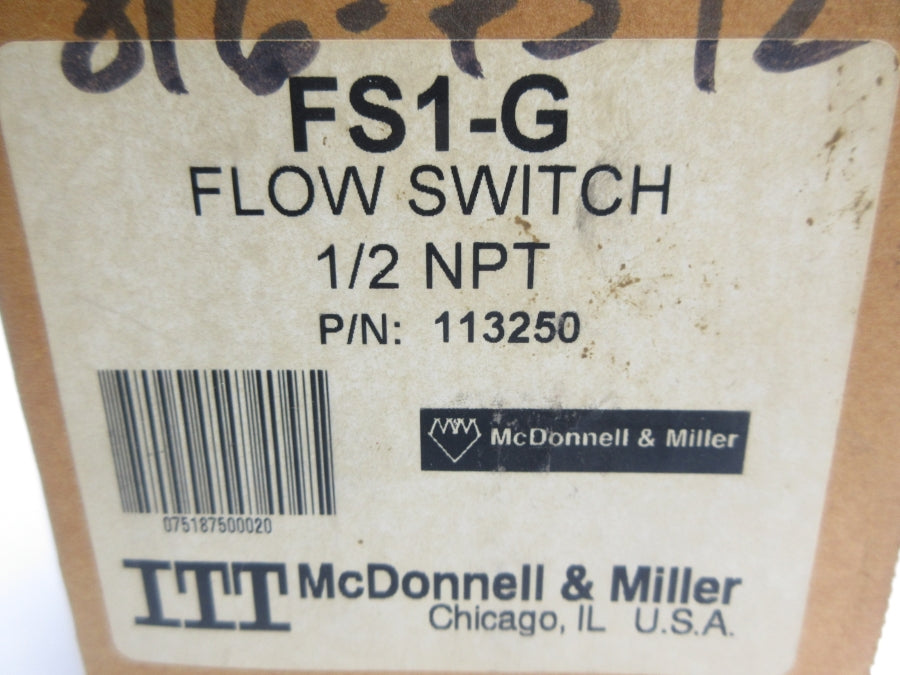 MCDONNELL & MILLER FS1-G 113250 1/2" NSMP