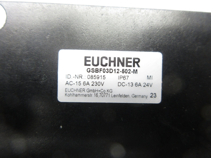 EUCHNER GSBF03D12-502-M 230V 6A UNMP