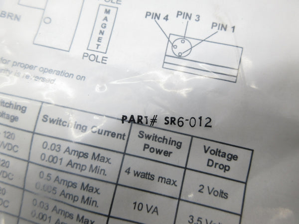 NUMATICS SR6-012 NSMP