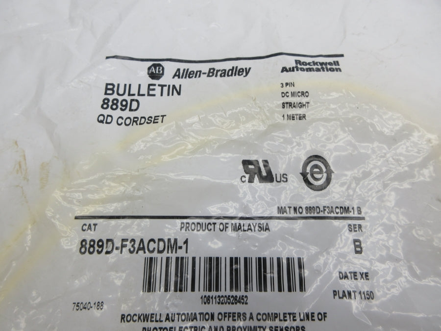 ALLEN BRADLEY 889D-F3ACDM-1 SER. B NSMP