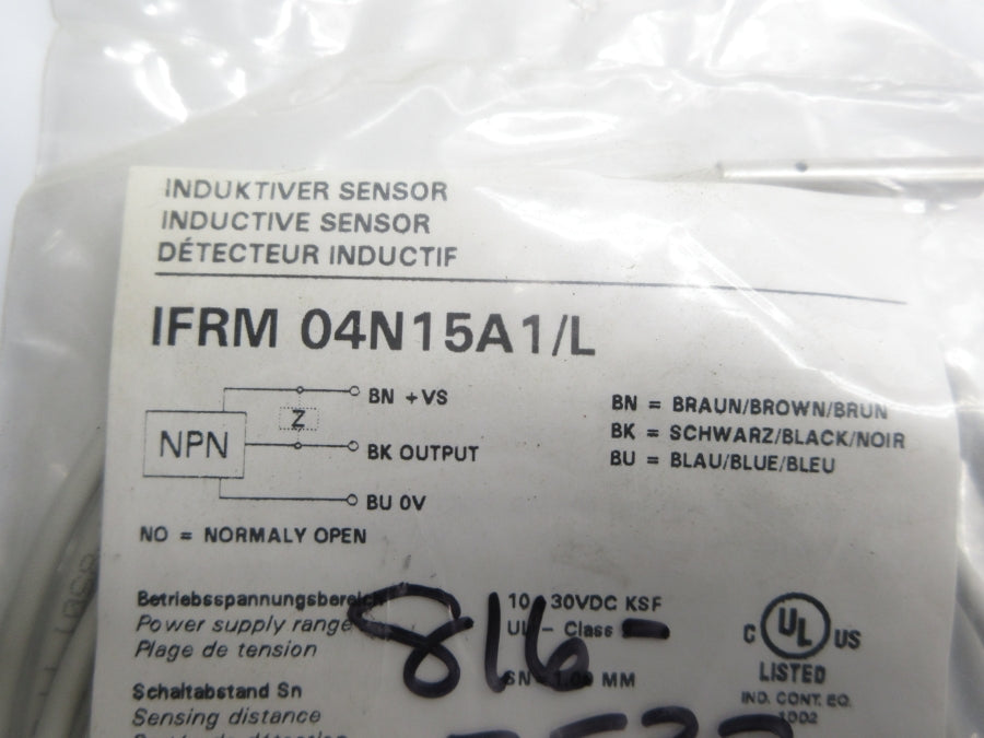 BAUMER IFRM04N15A1/L 10-30VDC NSMP