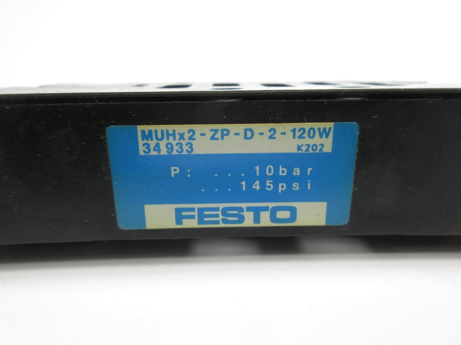 FESTO MUHX2-ZP-D-2-120W 34933 145PSI NSNP
