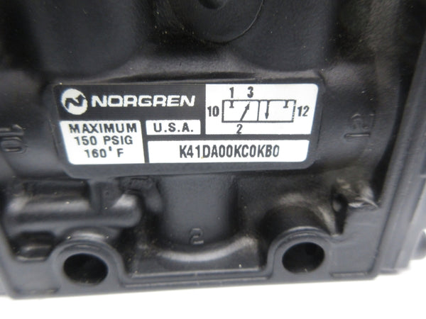 NORGREN K41DA00KC0KB0 150PSI NSNP