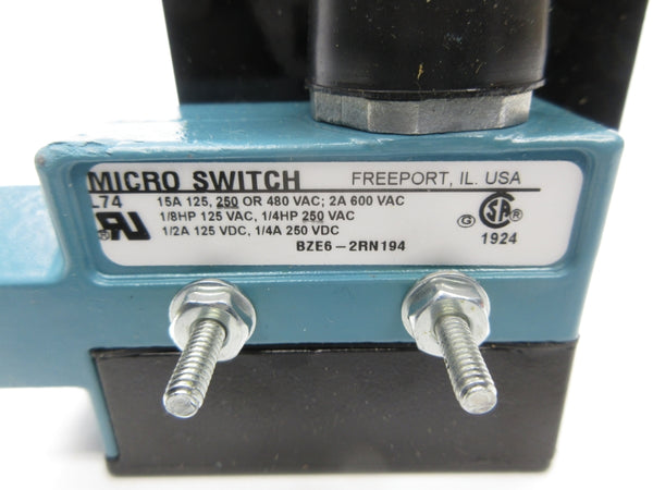 MICRO SWITCH BZE6-2RN194 600VAC 2A (AS PICTURED1) NSNP