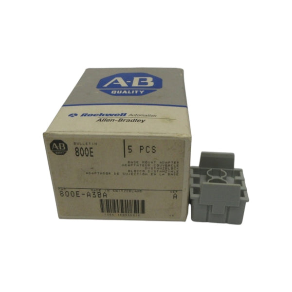 ALLEN BRADLEY 800E-A3BA SER. A (PKG OF 5) (GY/BL) NSMP