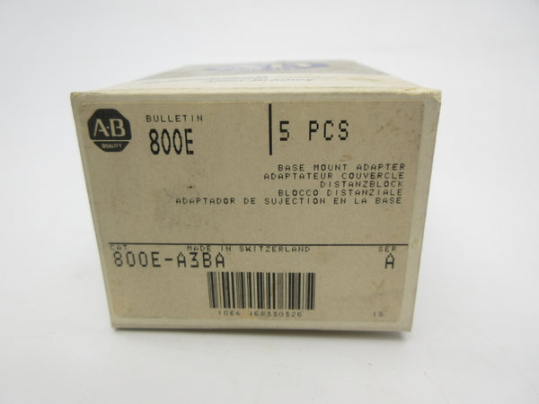 ALLEN BRADLEY 800E-A3BA SER. A (PKG OF 5) (GY/BL) NSMP