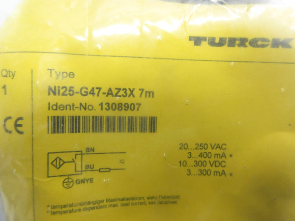 TURCK NI25-G47-AZ3X7M 1308907 20-250VAC NSMP