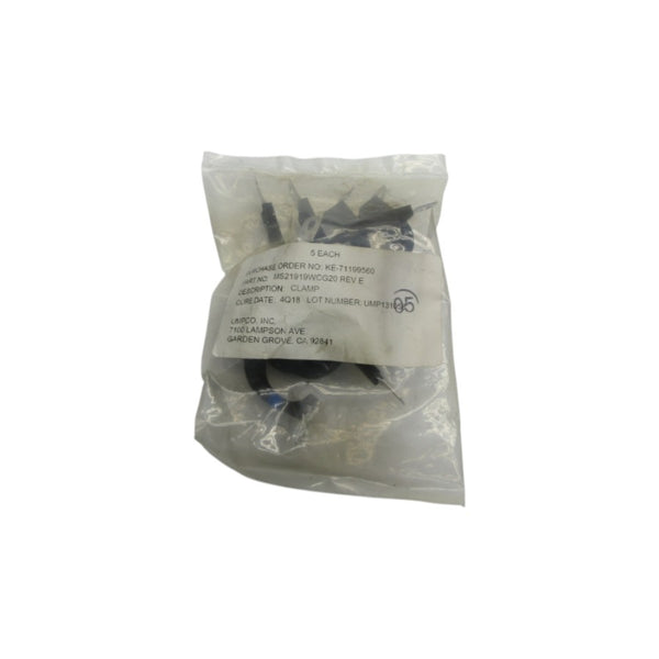 UMPCO MS21919WCG20 REV. E (PKG OF 5) NSMP