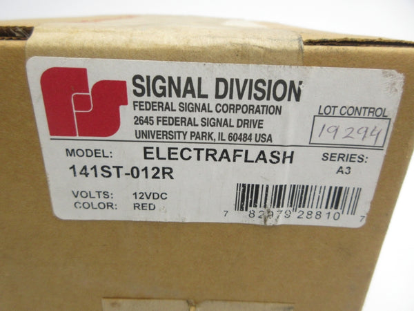 FEDERAL SIGNAL 141ST-012R SER. A3 12VDC NSFS