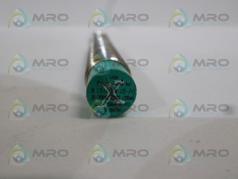 PEPPERL+FUCHS NCN8-12GM80-US-V12 094794 PROXIMITY SENSOR UNMP